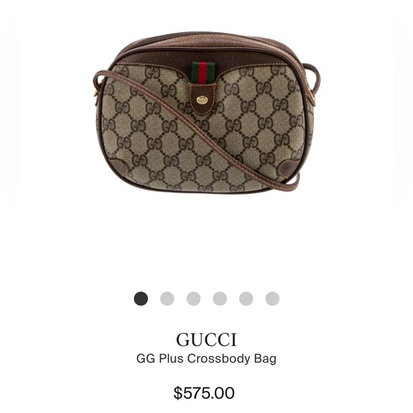Gucci Brown and Cream Crossbody Bag - Picture 2 of 16